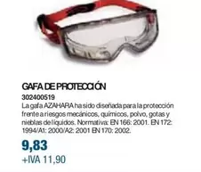 Oferta de Gafa De Protección por 9,83€ en Coinfer