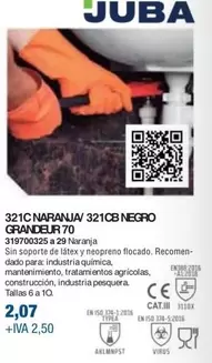 Oferta de Juba - 321 C Naranja/321CB Negro Grandeur 70 por 2,07€ en Coinfer