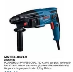 Oferta de Bosch - Martillo por 123,14€ en Coinfer