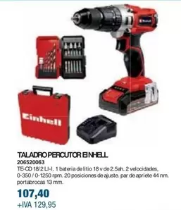 Oferta de Einhell - Taladro Percutor por 107,4€ en Coinfer