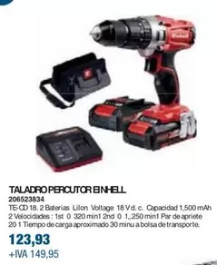 Oferta de Einhell - Taladro Percutor por 123,93€ en Coinfer