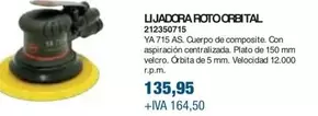 Oferta de Lijadora Roto Orbital por 135,95€ en Coinfer