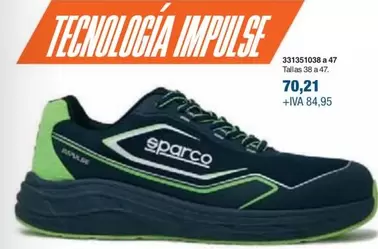 Oferta de Sparco - Tecnologia Impulse por 70,21€ en Coinfer