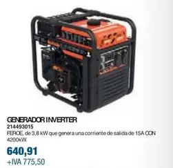 Oferta de Inverter - Generador por 640,91€ en Coinfer