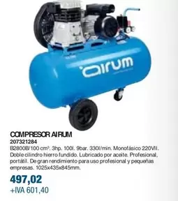 Oferta de Airum - Compresor por 497,02€ en Coinfer