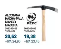 Oferta de Bellota - Alcotana Hacha-Pala Mango Madera por 19,38€ en Coinfer