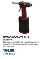 Oferta de Remachadora YA 5415 por 164,88€ en Coinfer