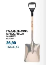 Oferta de Bellota - Pala De Aluminio Mango Anilla por 26,9€ en Coinfer