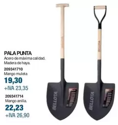 Oferta de Bellota - Pala Punta por 19,3€ en Coinfer