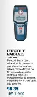 Oferta de Aleg - Detector De Matera por 98,35€ en Coinfer