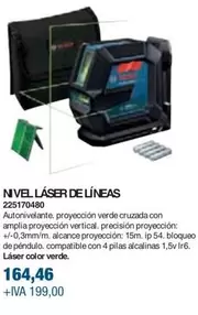 Oferta de Vertical - Nvel Láser De Líneas por 164,46€ en Coinfer