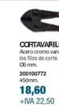 Oferta de Cortavarillas por 18,6€ en Coinfer