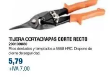 Oferta de Tijera Cortachapas Corte Recto por 5,79€ en Coinfer