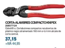 Oferta de Knipex - Corta-Alambres Compacto Kni Pex por 37,15€ en Coinfer