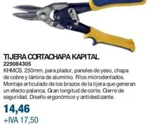 Oferta de Kapital - Tijera Cortachapa  por 14,46€ en Coinfer