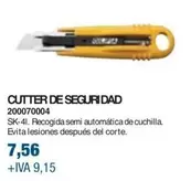 Oferta de Cutter De Seguridad por 7,56€ en Coinfer