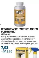 Oferta de Desatascador En Polvo Accion Fuerte Melt por 7,02€ en Coinfer