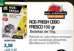 Oferta de Roe-Fresh Cebo Fresco Bolsitas por 3,26€ en Coinfer