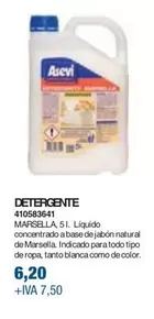 Oferta de Asevi - Detergente  por 6,2€ en Coinfer