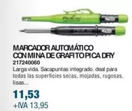 Oferta de Marcador Automático Con Mina De Grafitopica Dry por 11,53€ en Coinfer