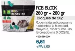 Oferta de Roe-Block Bloques por 6,61€ en Coinfer