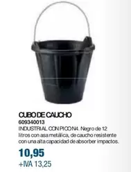 Oferta de Cubo De Caucho por 10,95€ en Coinfer