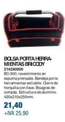 Oferta de Bolsa Porta Herramientas Bri Cody por 21,4€ en Coinfer