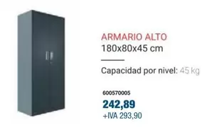 Oferta de Armario Alto  por 242,89€ en Coinfer