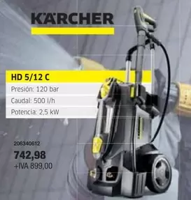 Oferta de Kärcher - HD 5/12 C por 742,98€ en Coinfer