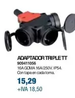 Oferta de Adaptador Triple Tt por 15,29€ en Coinfer