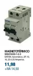 Oferta de Magnetotermico por 11,98€ en Coinfer