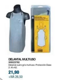 Oferta de Delantal Multiuso por 21,9€ en Coinfer