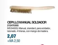 Oferta de Cepillo Manual Soldador por 2,07€ en Coinfer