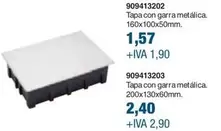 Oferta de Caja Empotrar IP30 por 1,57€ en Coinfer