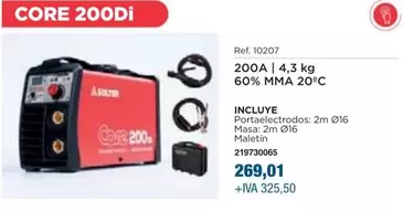 Oferta de Core 200 Di Atornilla, 200 Mma 20C por 269,01€ en Coinfer