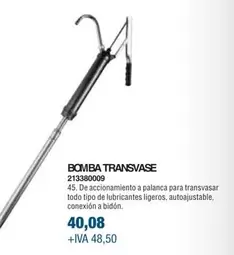 Oferta de Bomba Transvase por 40,08€ en Coinfer