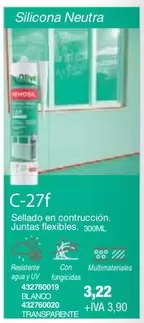 Oferta de Penosil - Silicona Neutra por 3,22€ en Coinfer