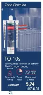 Oferta de Penosil - Taco Quimico TQ-10S por 5,74€ en Coinfer