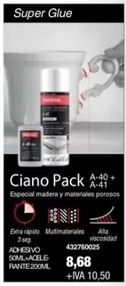 Oferta de Penosil - Super Glue Ciano Pack por 8,68€ en Coinfer