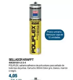 Oferta de Krafft - Sellador Kraft por 4,05€ en Coinfer