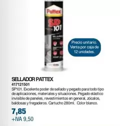 Oferta de Pattex - Sellador por 7,85€ en Coinfer