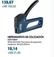 Oferta de Herramienta De Colocación  por 18,14€ en Coinfer