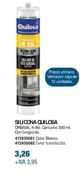 Oferta de Quilosa - Silicona por 3,26€ en Coinfer