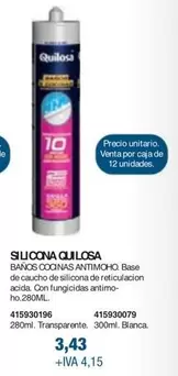 Oferta de Quilosa - Sillona por 3,43€ en Coinfer