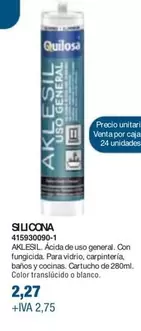 Oferta de Quilosa - Silicona por 2,27€ en Coinfer