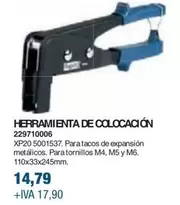 Oferta de Herramienta De Colocacion por 14,79€ en Coinfer