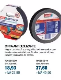 Oferta de Cinta Antideslizante por 18,93€ en Coinfer