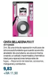 Oferta de Cinta Selladora Fix It por 9,83€ en Coinfer