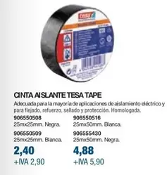 Oferta de Tesa - Cinta Aislante Tape por 2,4€ en Coinfer