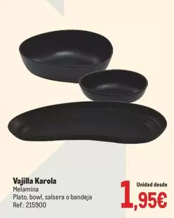 Oferta de Vajilla Karala por 1,95€ en Makro